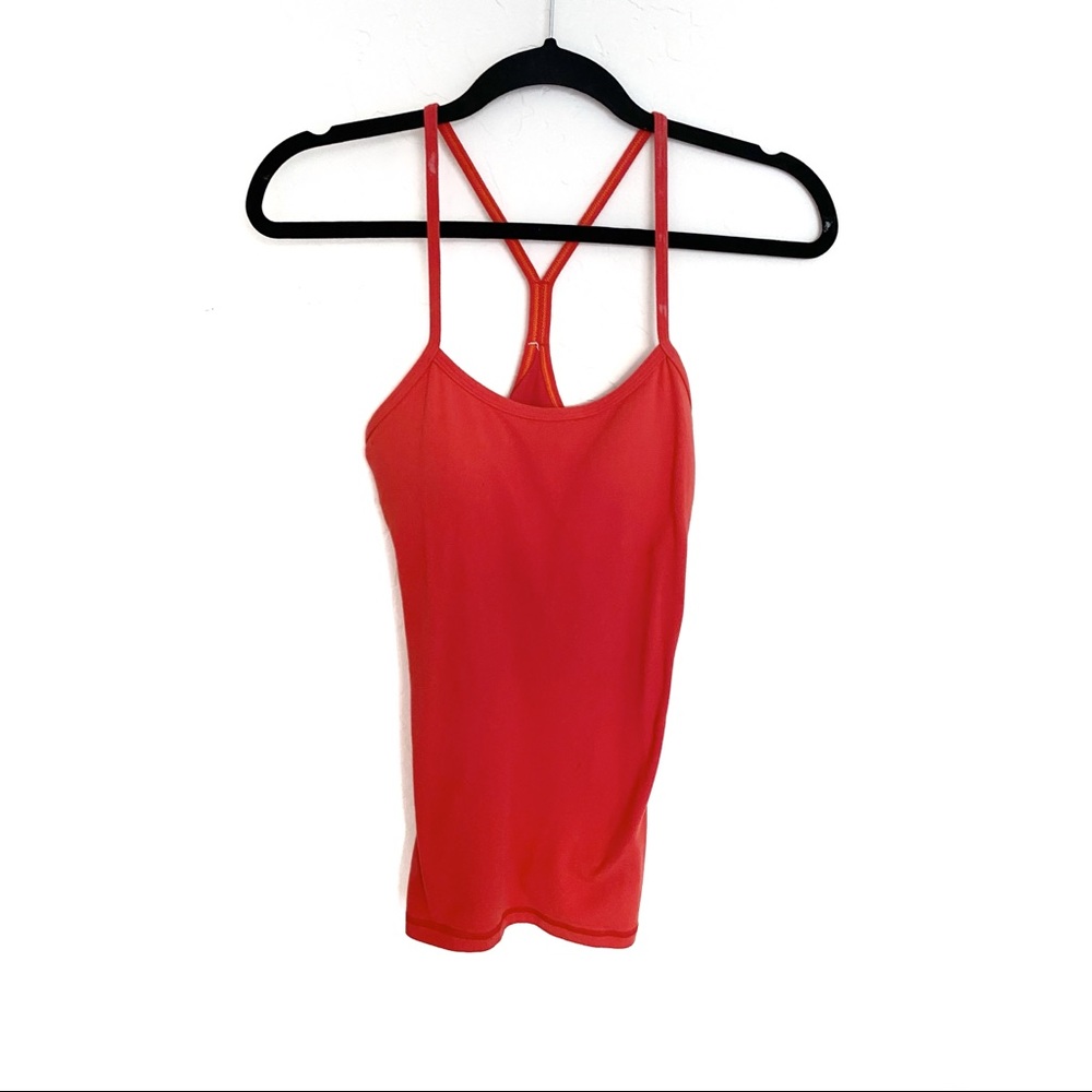 Lululemon Power Y Tank in Red S…